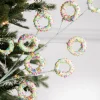 Decorator's Warehouse 24” Green Sprinkle Donut Spray > Santa'S Sweet Shoppe|Christmas Sprays