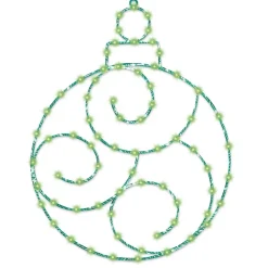 Decorator's Warehouse 24" Green Twinkling Fairy Copper Wire LED Ornament - 190 Lights > Outdoor Lighting|Lit Signs