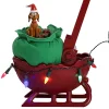 Decorator's Warehouse 34" Grinch Utility Sleigh > Christmas Decor|Mr. Christmas