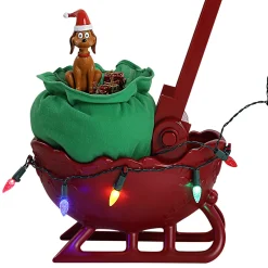 Decorator's Warehouse 34" Grinch Utility Sleigh > Christmas Decor|Mr. Christmas