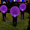 Decorator's Warehouse G50 Wonderful LED SMD Bulb (25 bulbs/bag) - Faceted, Purple > Mardis Gras|Mardi Gras