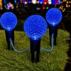 Decorator's Warehouse G50 Wonderful LED SMD Bulb (25 bulbs/bag) - Faceted, Blue > Outdoor Lighting|Led Light Bulbs
