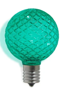 Decorator's Warehouse G50 Wonderful LED SMD Bulb (25 bulbs/bag) - Faceted, Multi > Outdoor Lighting|Led Light Bulbs
