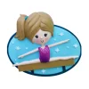 Decorator's Warehouse 3" Gymnast With Stars Customizable Ornament > Christmas Ornaments|Christmas Decor