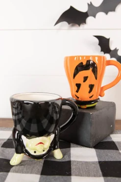 Decorator's Warehouse 5” Halloween Handstand Mug > Halloween|Halloween