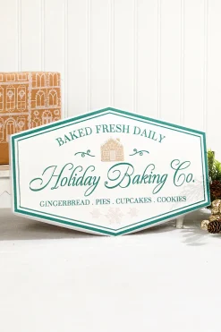 Decorator's Warehouse 14" Holiday Baking Company Metal Sign > Best Sellers|Sugar & Spice