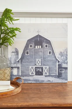 Decorator's Warehouse 22” Holiday Barn Wall Art > Winter Woodland|Christmas Accents