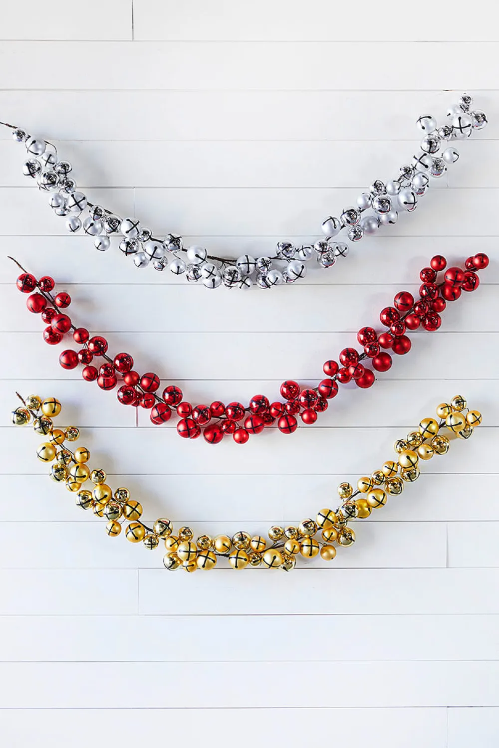 Decorator's Warehouse 5’ Holiday Gold Jingle Bells Garland > Nutcracker|Retro Brites