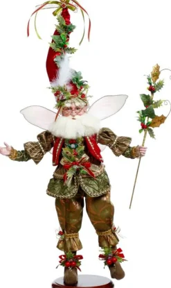 Decorator's Warehouse 22.5" Holly and Ivy Fairy on Base - Mark Roberts > Mark Roberts
