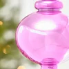 Decorator's Warehouse 9" Hot Pink Pearlescent Finial Ornament > Christmas Decor|Merry & Bright