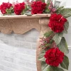 Decorator's Warehouse 60" Hydrangea Berry Pine Garland > Christmas Decor|2026 New Additions
