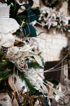 Decorator's Warehouse 32” Iced Birch Cone Stem > Winter Woodland|Kristin'S Picks