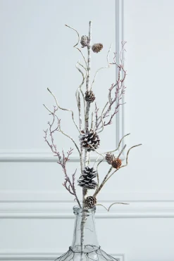 Decorator's Warehouse 32” Iced Birch Cone Stem > Winter Woodland|Kristin'S Picks