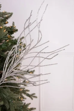 Decorator's Warehouse 45” Iced Willow Spray > White Christmas|Christmas Sprays