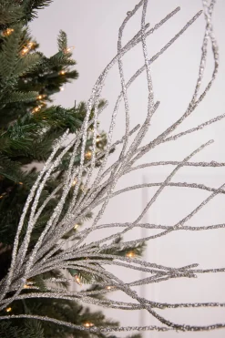 Decorator's Warehouse 45” Iced Willow Spray > White Christmas|Christmas Sprays