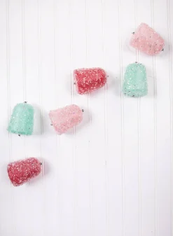 Decorator's Warehouse 46” Ice Gumdrop Ornament Garland > Christmas Decor|Under 48"