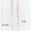 Decorator's Warehouse 11.5" Iridescent Glass Icicle Ornament > White Christmas|Christmas Decor