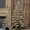Decorator's Warehouse 7.5' Jackson Flocked Pine with 600 Warm White LED Lights > Christmas Decor|Flocked Or White
