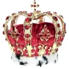 Decorator's Warehouse 8.5" Jeweled King Crown, Red - Mark Roberts > Mark Roberts