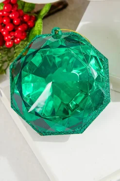 Decorator's Warehouse 4"-5" Jewel Ornament - Green > Jewels|Nutcracker