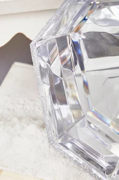 Decorator's Warehouse 6" Jewel Ornament - Silver > White Christmas|Jewels
