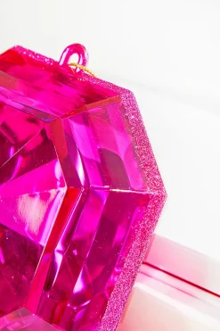 Decorator's Warehouse 6" Jewel Ornaments - Pink > Jewels|Christmas Decor