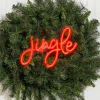 Decorator's Warehouse 13.6"Jingle Lit Neon Sign > Christmas Decor|Indoor Lighting