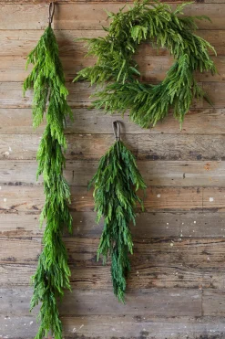 Decorator's Warehouse 24” Just Cut Norfolk Pine Wreath > Cardinal|60