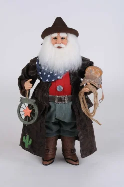 Decorator's Warehouse 17" Karen Didion Cowboy Santa > Santas & Angels|Karen Didion