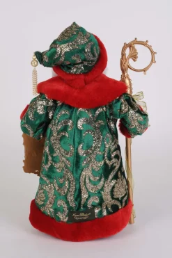 Decorator's Warehouse Karen Didion Evergreen and Crimson Santa > Santas & Angels|Karen Didion