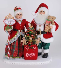 Decorator's Warehouse Karen Didion Lighted Cookie Bakery Santa > Santas & Angels|Karen Didion