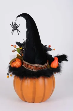 Decorator's Warehouse 22" Karen Didion Lighted Fiber Optic Pumpkin > Halloween|Halloween