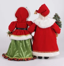 Decorator's Warehouse Karen Didion Lighted Strolling Mr. and Mrs. Claus > Santas & Angels|Karen Didion