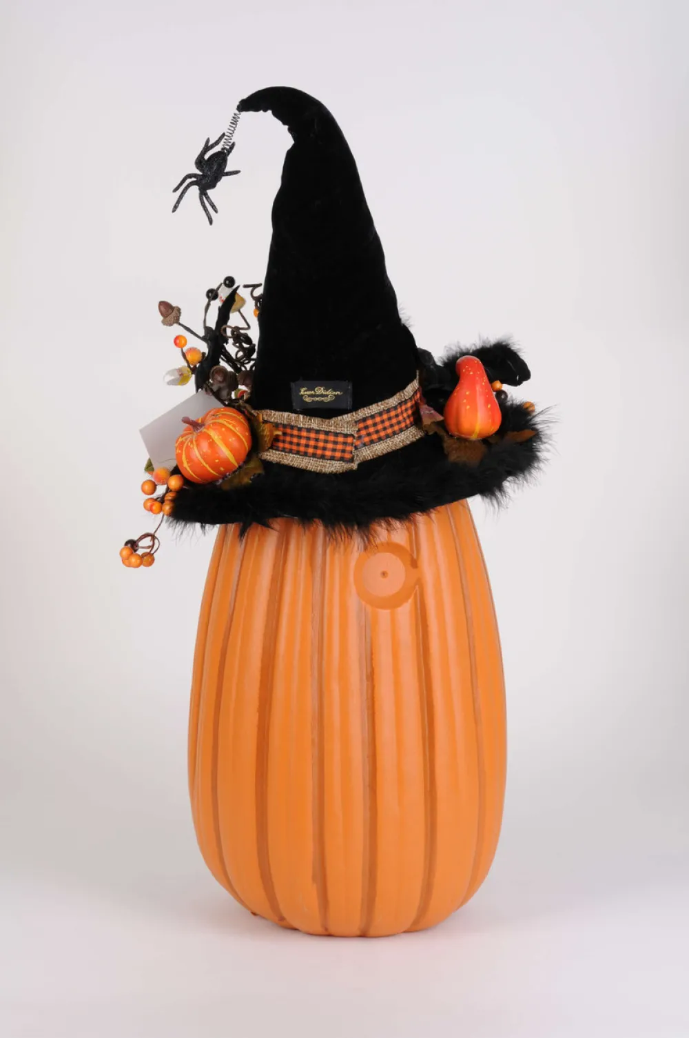 Decorator's Warehouse 31" Karen Didion Lighted Tall Fiber Optic Pumpkin > Halloween|Halloween