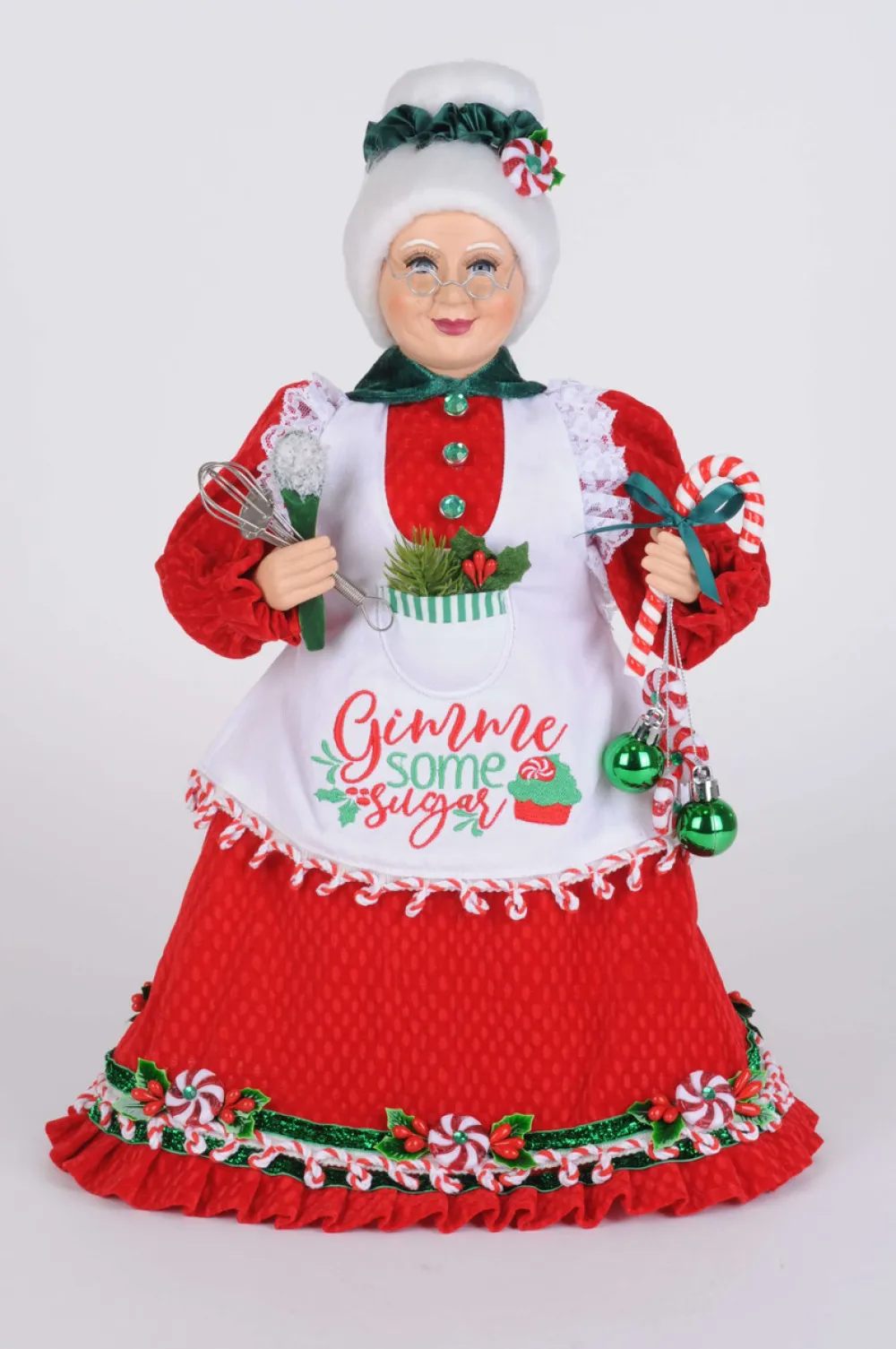 Decorator's Warehouse 18" Karen Didion Sugar Mrs. Claus > Santas & Angels|Karen Didion