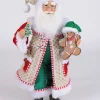 Decorator's Warehouse 17" Karen Didion Whimsical Gingerbread Santa > Santas & Angels|Karen Didion
