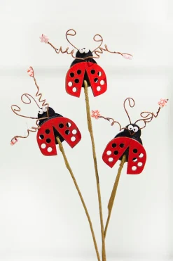 Decorator's Warehouse 17" Lady Bug Pick > Christmas Decor|Valentine'S Decor