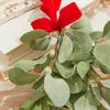 Decorator's Warehouse 12" Lambs Ear Mistletoe Kissing Ball > Christmas Decor|Believe