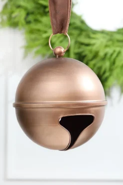 Decorator's Warehouse 9" Large Heritage Bronze Bell > Christmas Decor|Christmas Ornaments