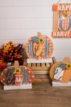 Decorator's Warehouse Layered Pumpkin Decor > Fall Decor|Fall Decor