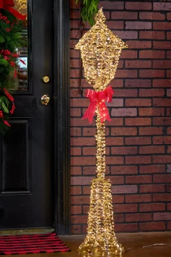 Decorator's Warehouse 4.9' LED Christmas Lamp Post - 720L > Outdoor Decor|Outdoor Decor