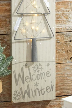 Decorator's Warehouse 24” LED Holiday Tree Wall Decor > Winter Woodland|Christmas Decor
