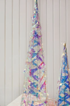 Decorator's Warehouse LED Iridescent Trees (Battery Operated) - Set of 2 > Tabletop & Accent Trees|Christmas Sale