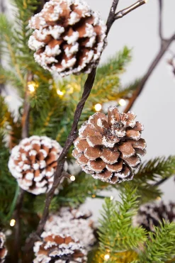 Decorator's Warehouse 36" LED Pinecone Branch > Tree Toppers|Christmas Sale