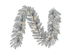 Decorator's Warehouse 6' LED Silverado Garland - Clear > Christmas Decor|Outdoor Lighting