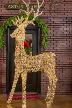 Decorator's Warehouse 8.9' LED Standing Reindeer - 5200L > Outdoor Decor|Outdoor Decor