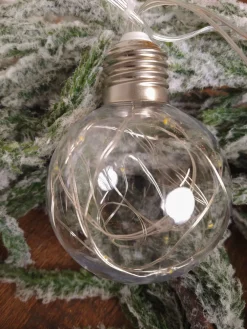 Decorator's Warehouse LED String Lights with Clear Balls - 3" Orbs > Indoor Lighting|Christmas Decor