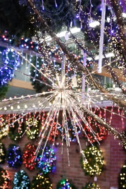 Decorator's Warehouse LED Umbrella Display - 180L > Tree Toppers|Vintage Christmas Lights