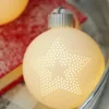 Decorator's Warehouse 4” Lighted Ceramic Ball Ornament > Best Sellers|Christmas Ornaments