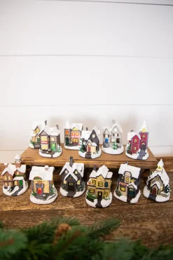 Decorator's Warehouse Lighted Holiday House with Battery Powered LEDs > Christmas Decor|Christmas Accents